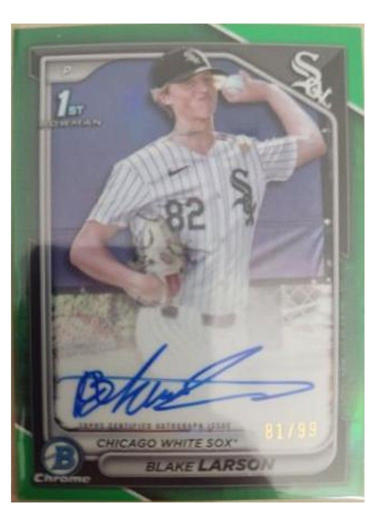 2024 Bowman Draft Chrome Prospect Autographs Blake Larson #CPA-BL card