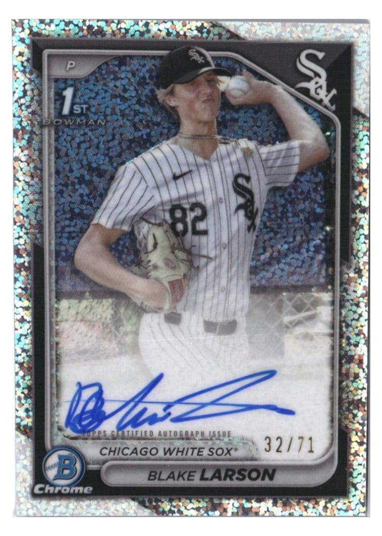 2024 Bowman Draft Chrome Prospect Autographs Blake Larson #CPA-BL card