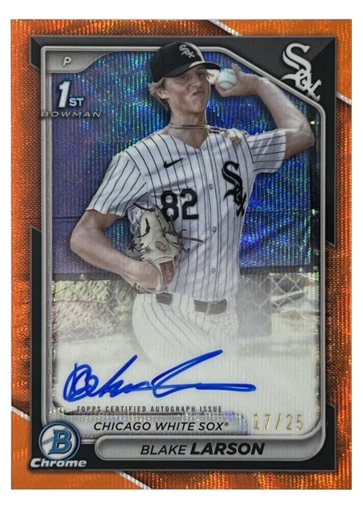 2024 Bowman Draft Chrome Prospect Autographs Blake Larson #CPA-BL card