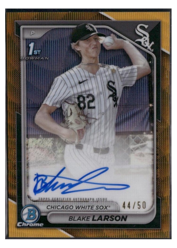 2024 Bowman Draft Chrome Prospect Autographs Blake Larson #CPA-BL card