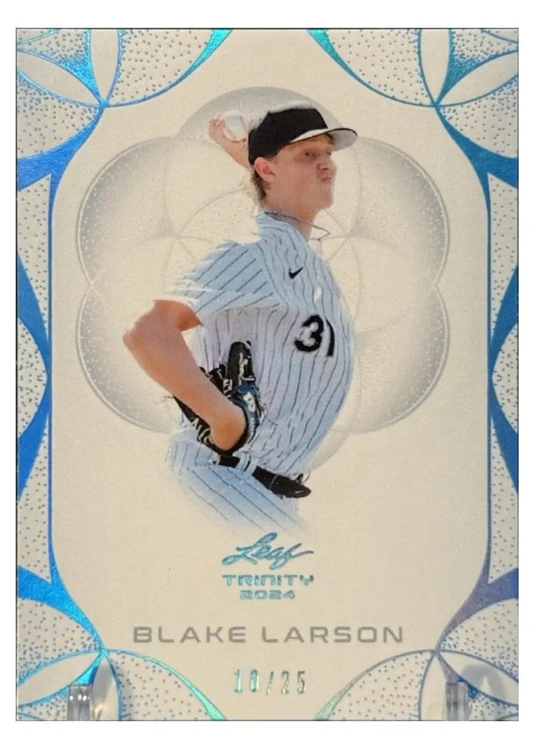 2024 Leaf Trinity Baseball Base Set Blake Larson #18 card