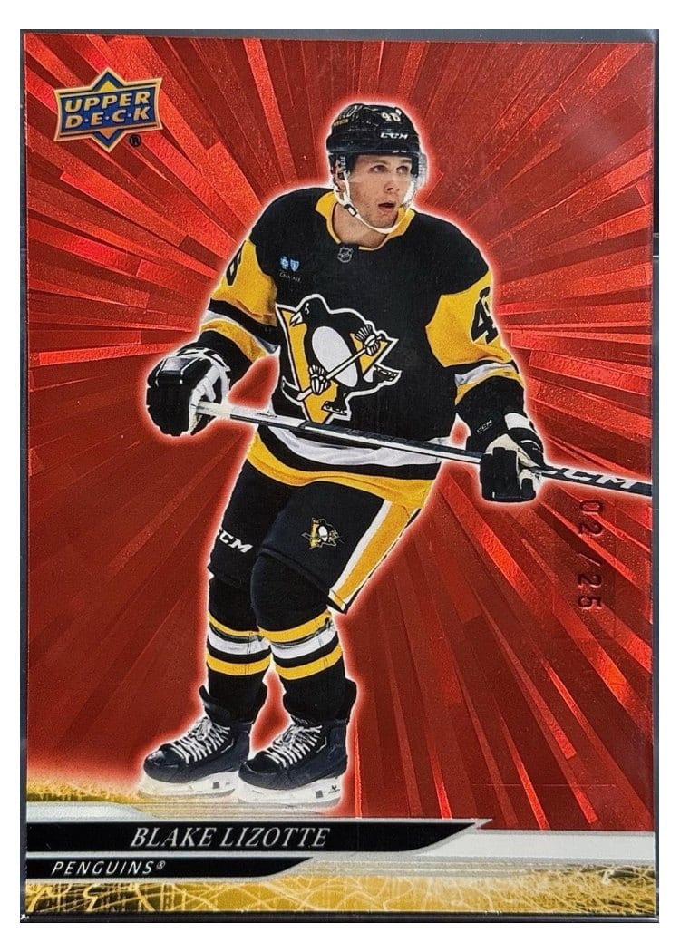 2024-25 Upper Deck Base Set Blake Lizotte #602 card