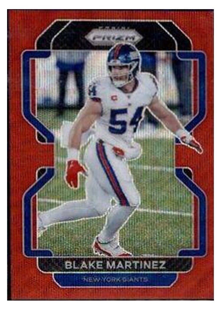 2021 Panini Prizm Base Set Blake Martinez Red Wave Prizm #234 card
