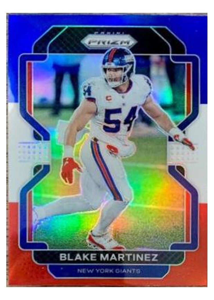 2021 Panini Prizm Base Set Blake Martinez Red White and Blue Prizm #234 card