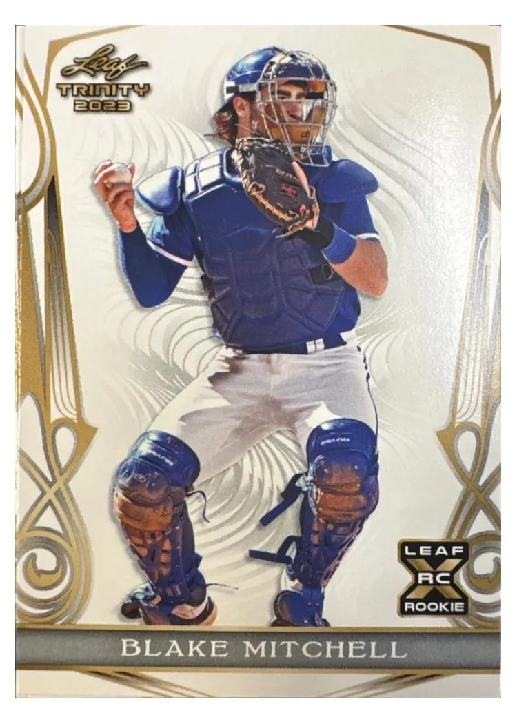 2023 Leaf Trinity Mega Box Base Set Blake Mitchell #65 card