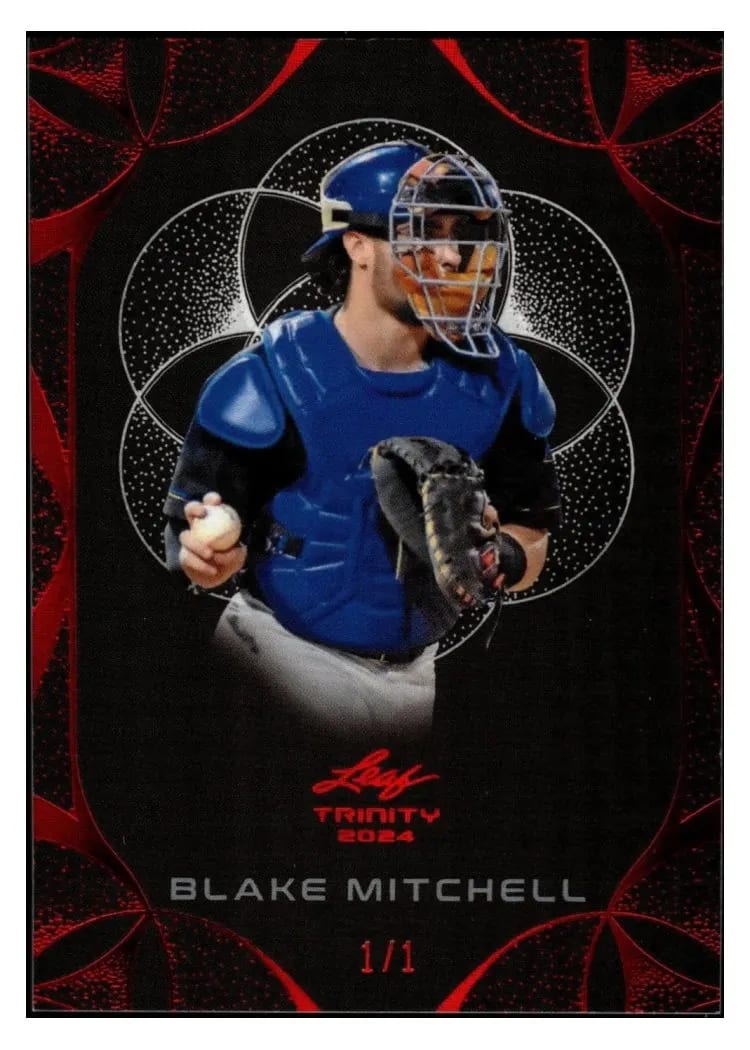 2024 Leaf Trinity Baseball Base Set Blake Mitchell #19 card