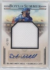 2024 Panini Boys of Summer Jumbo Prospect Material Signatures Blake Mitchell #JMS-BM card