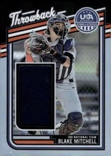 2026 Panini Stars & Stripes Prizm Throwback Materials Blake Mitchell #20 card