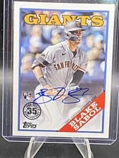 2023 Topps Update 1988 Topps Baseball Autographs Blake Sabol #88BAU-BSA card