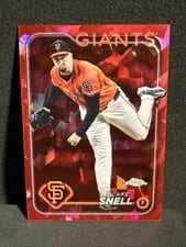 2024 Topps Chrome Update Sapphire Edition Base Set Blake Snell #USCS57 card