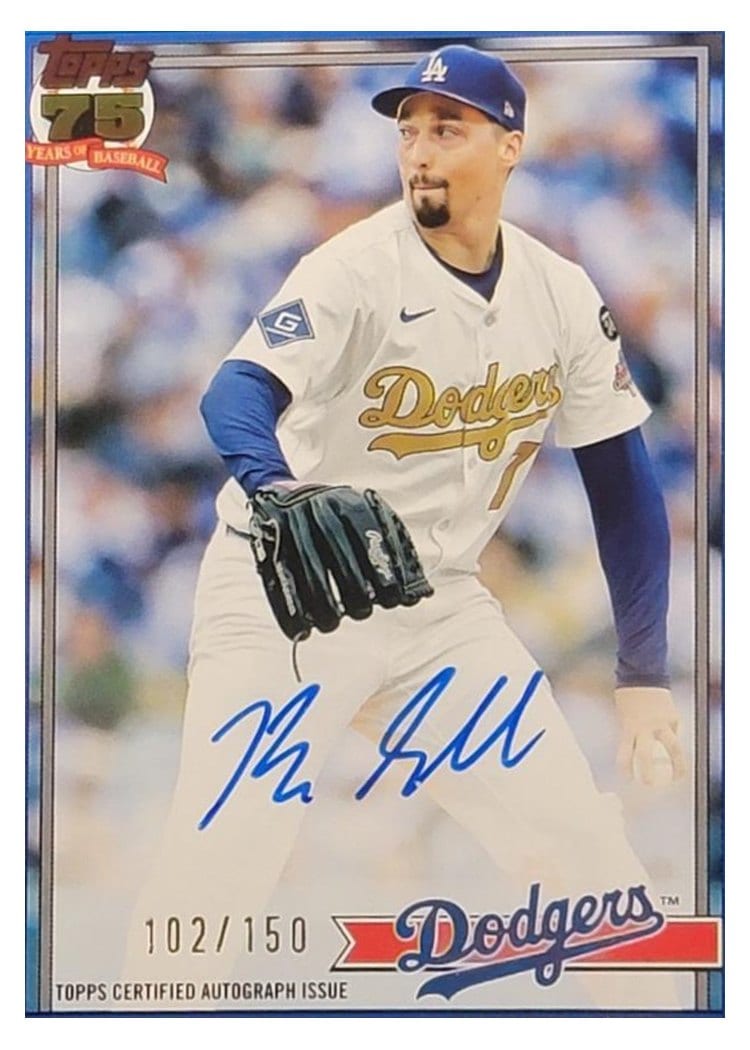 2026 Topps 1991 Topps Autographs Blake Snell #91A-BSN card