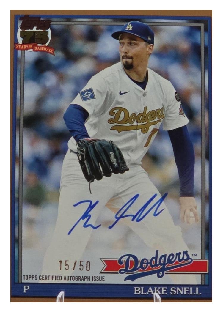 2026 Topps 1991 Topps Autographs Blake Snell #91A-BSN card