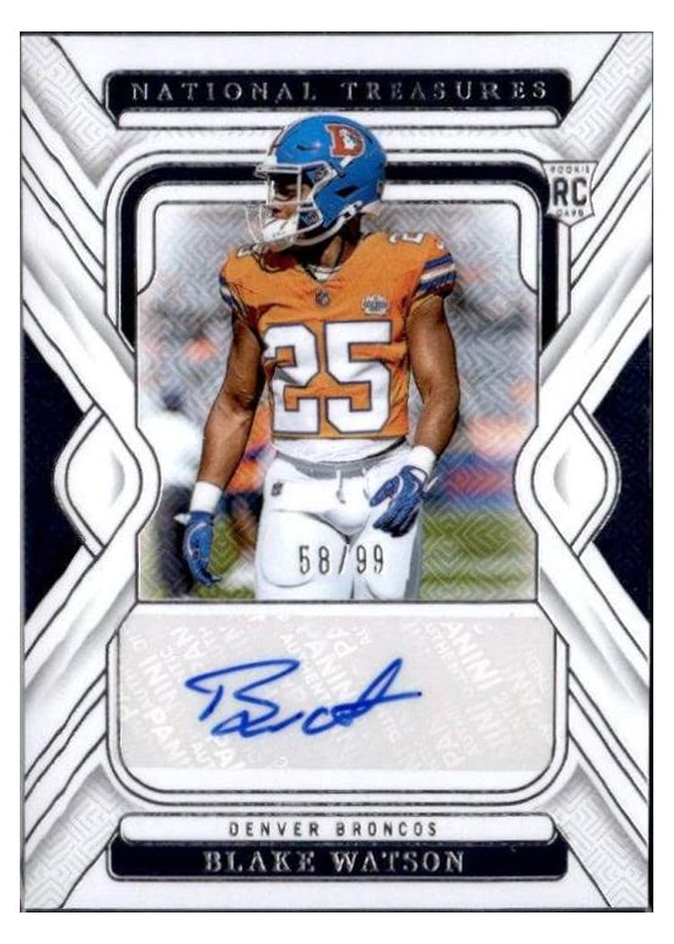 2024 Panini National Treasures Base Set Blake Watson #117 card