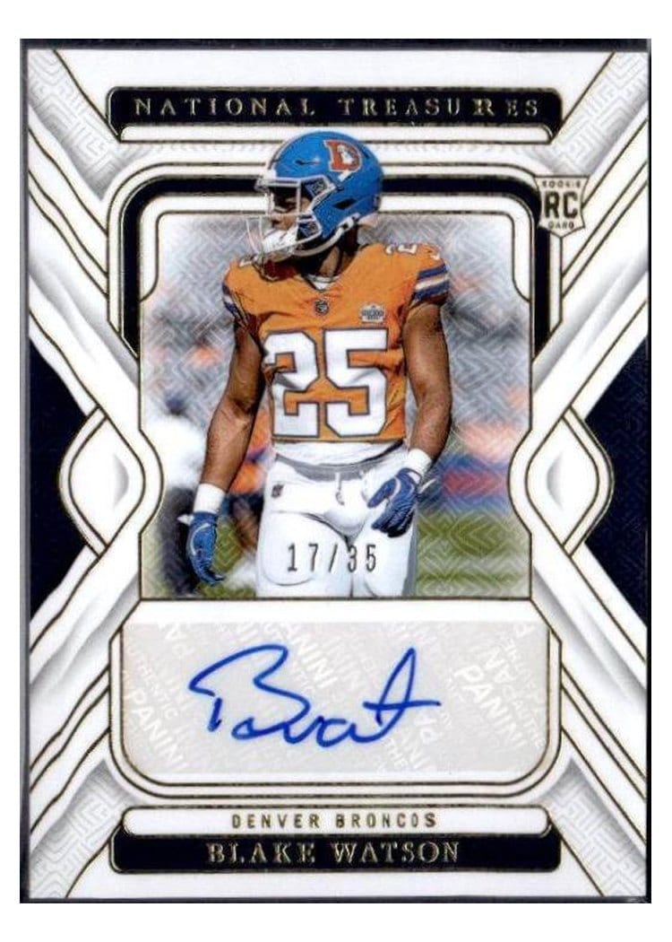 2024 Panini National Treasures Base Set Blake Watson #117 card