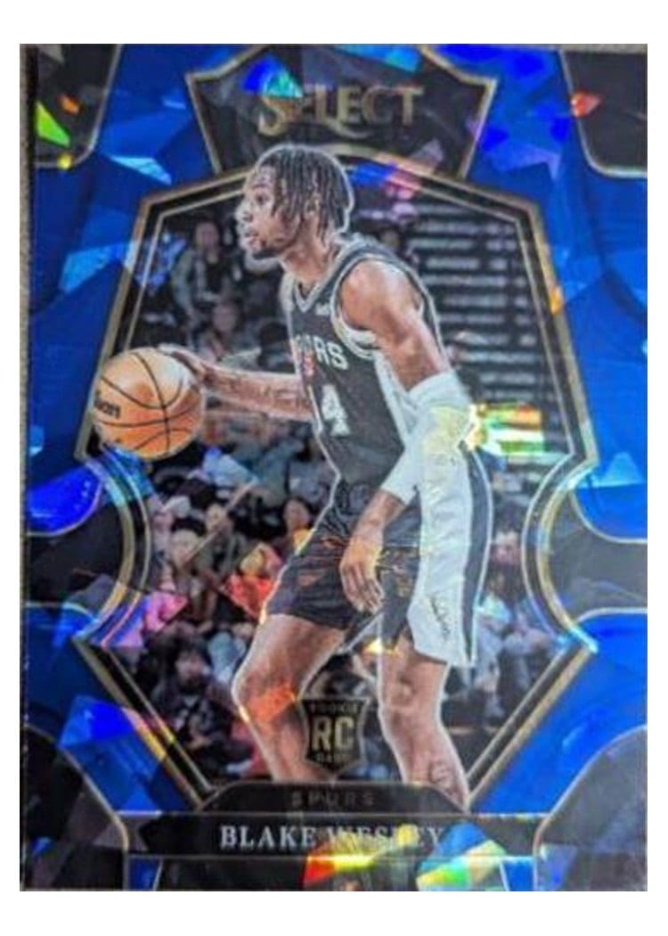 2022-23 Panini Select Base Set Blake Wesley Green Ice Prizm #180 card