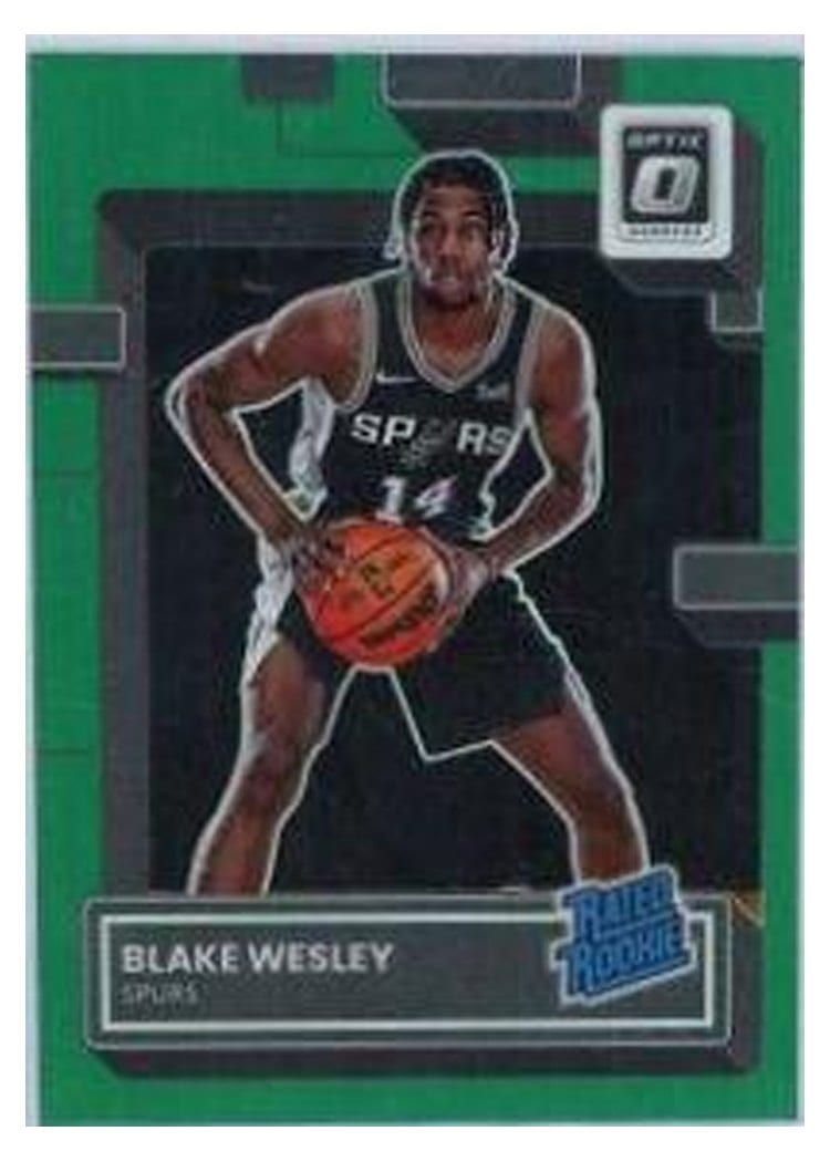 2022 Panini Donruss Optic Blake Wesley #215 card