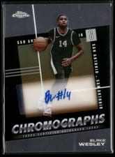 2024-25 Topps Chrome Chromographs Blake Wesley #C-BW card