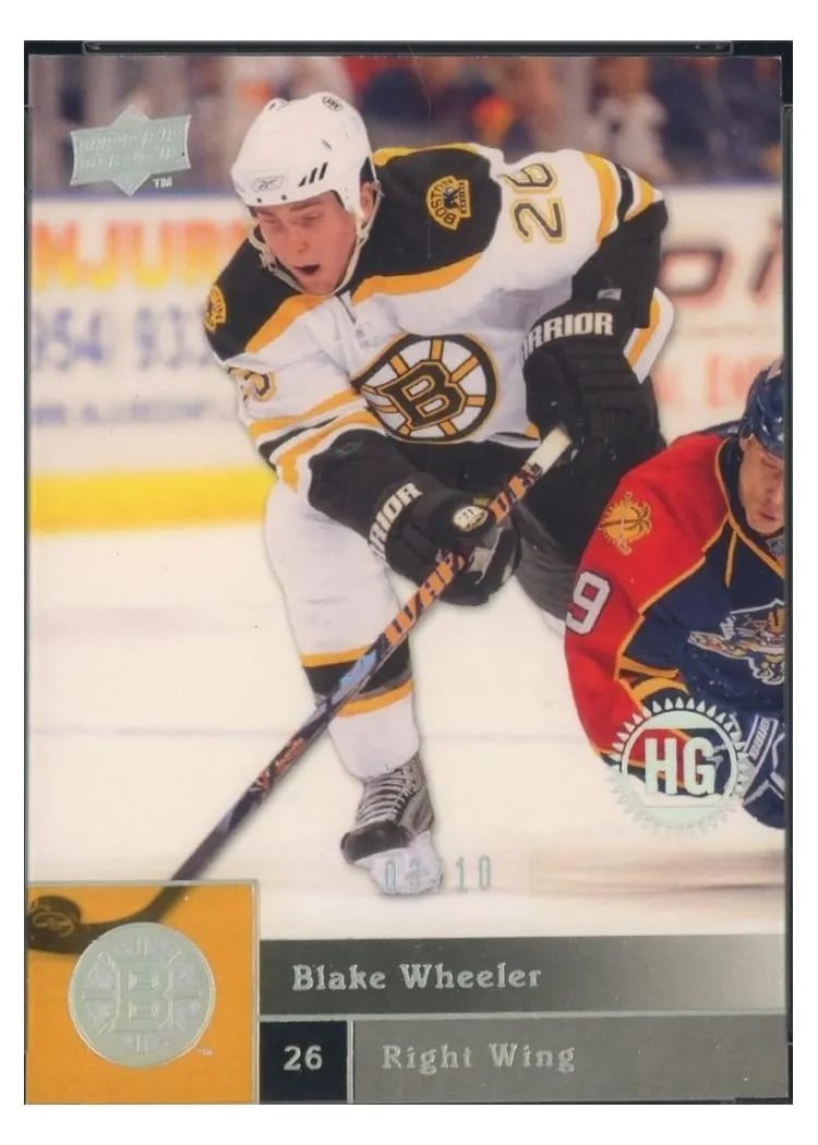 2009 Upper Deck Blake Wheeler High Gloss #6 card