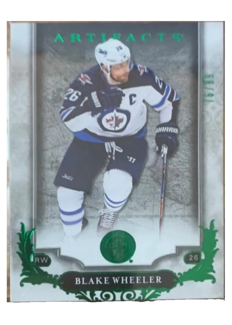 2018-19 Upper Deck Artifacts Base Set Blake Wheeler #13 card