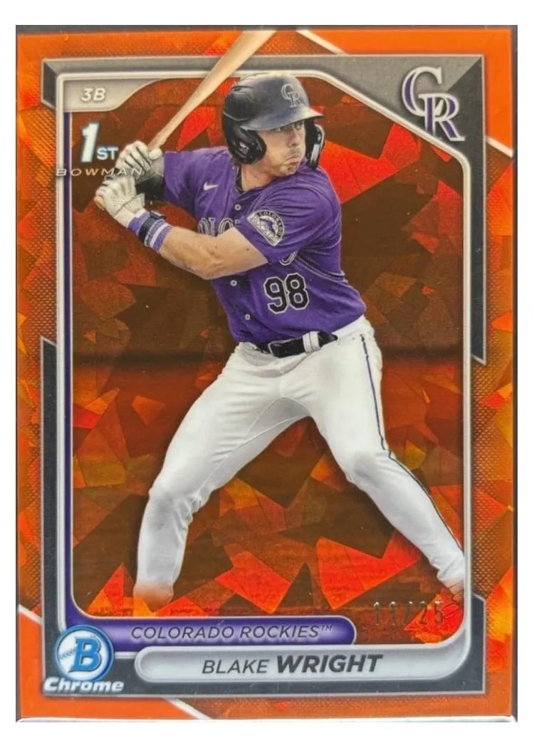 2024 Bowman Draft Chrome Blake Wright #BDC-27 card