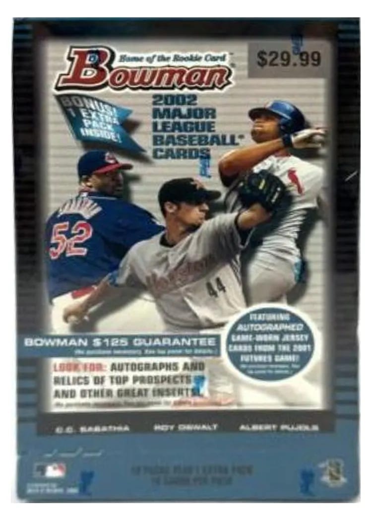 2002 Bowman Blaster Box card