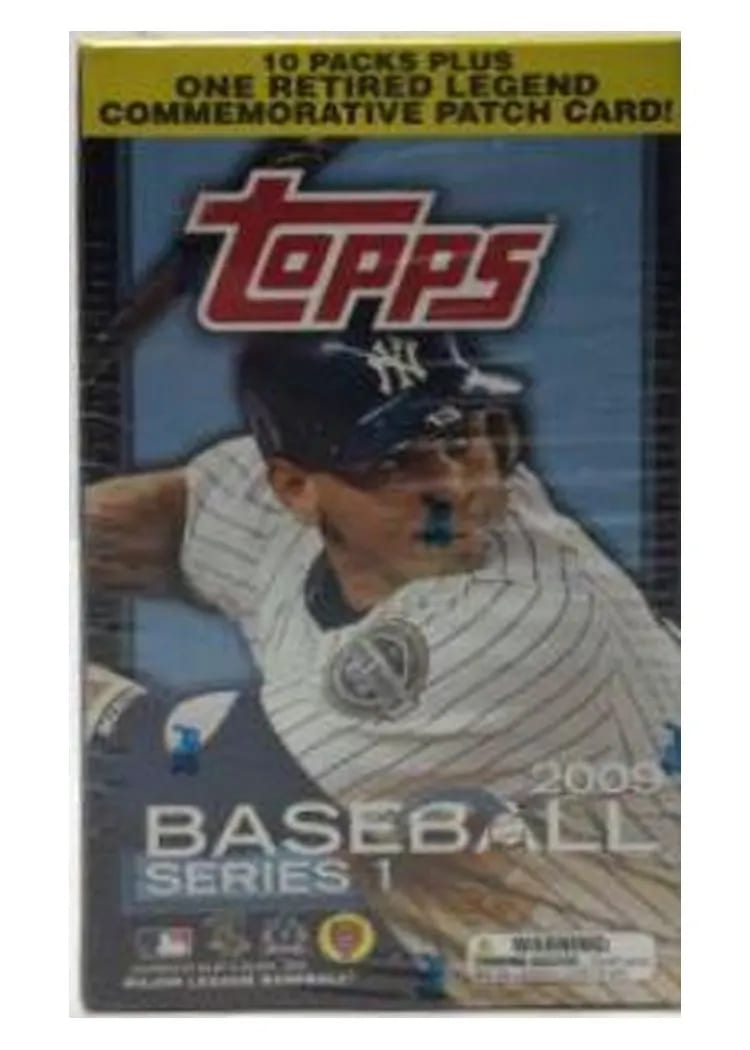 2009 Topps Blaster Box card