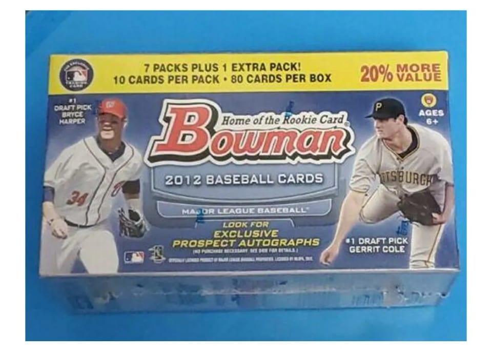 2012 Bowman Blaster Box card
