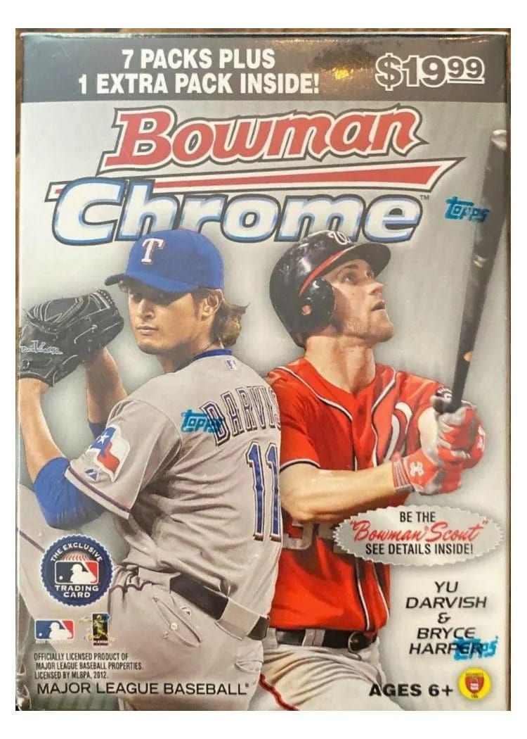 2012 Bowman Chrome Blaster Box card