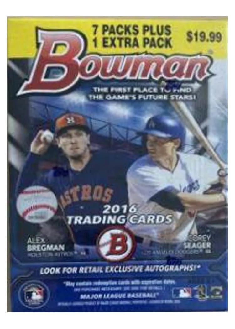 2016 Bowman Chrome Blaster Box card