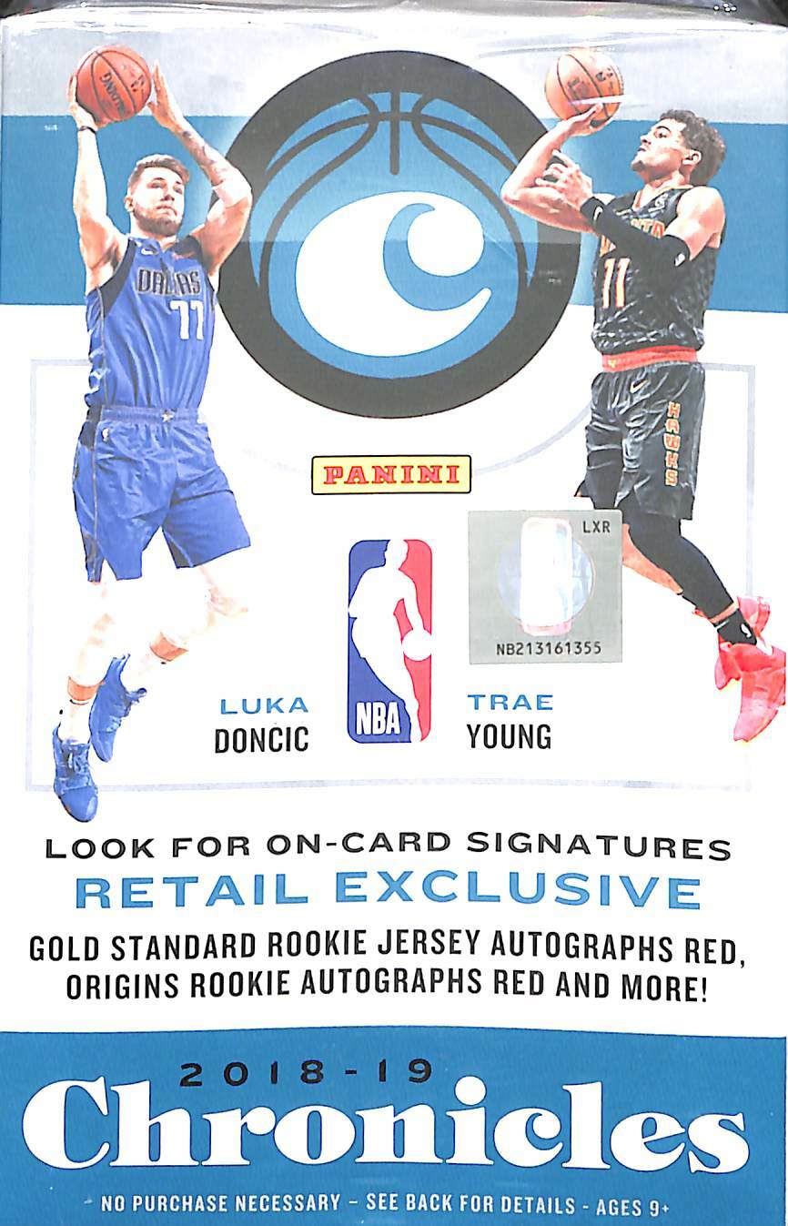 2018 Panini Chronicles Blaster Box card