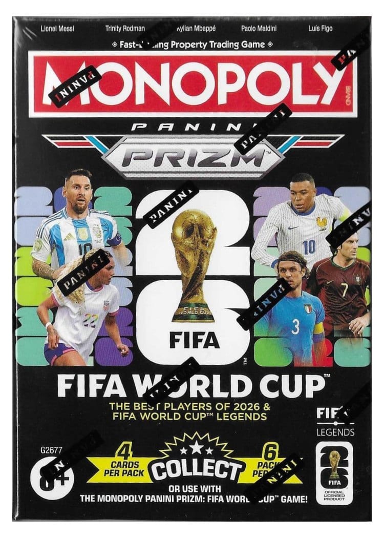2026 Panini Prizm Monopoly FIFA World Cup Blaster Box card