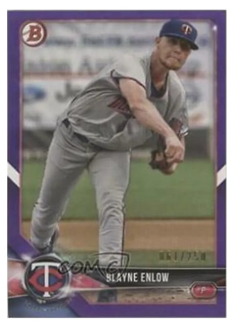 2018 Bowman Draft Base Set Blayne Enlow #BD-10 card