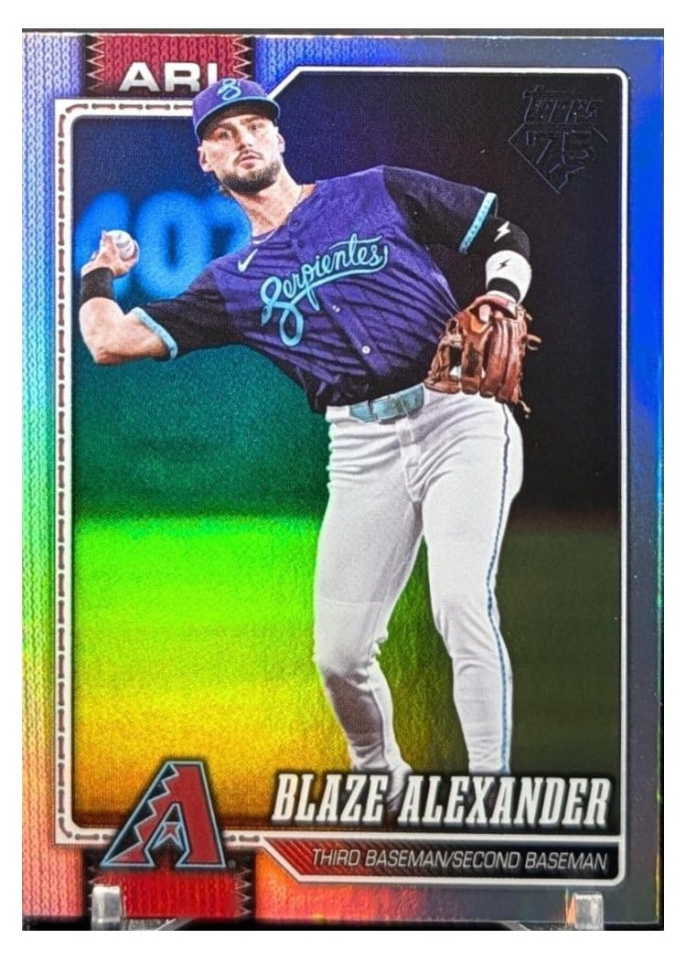 2026 Topps Base Set Blaze Alexander Rainbow #6 card