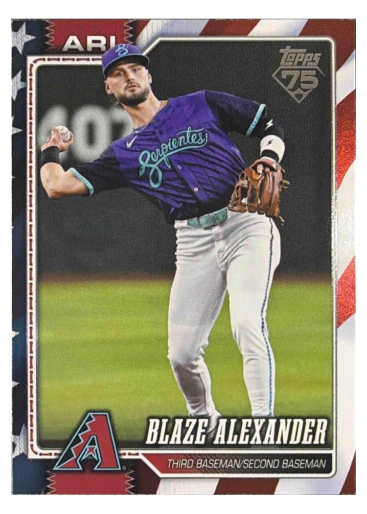 2026 Topps Base Set Blaze Alexander #6 card
