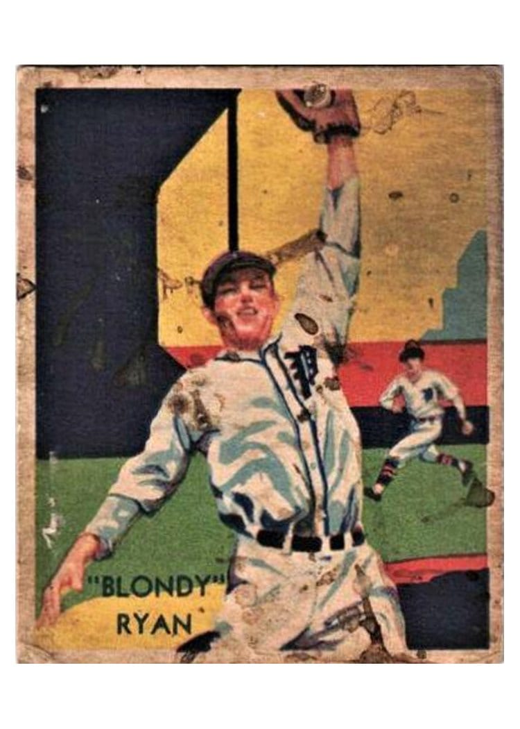 1936 Diamond Stars Blondy Ryan #40 card