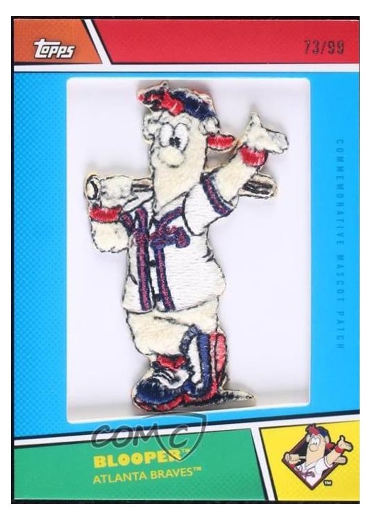 2021 Topps Opening Day Mascot Patches Blooper #MPR-B card