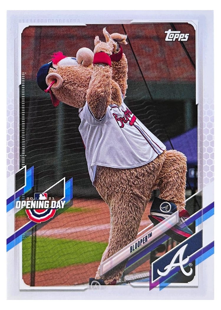 2021 Topps Opening Day Mascots Blooper #M-11 card