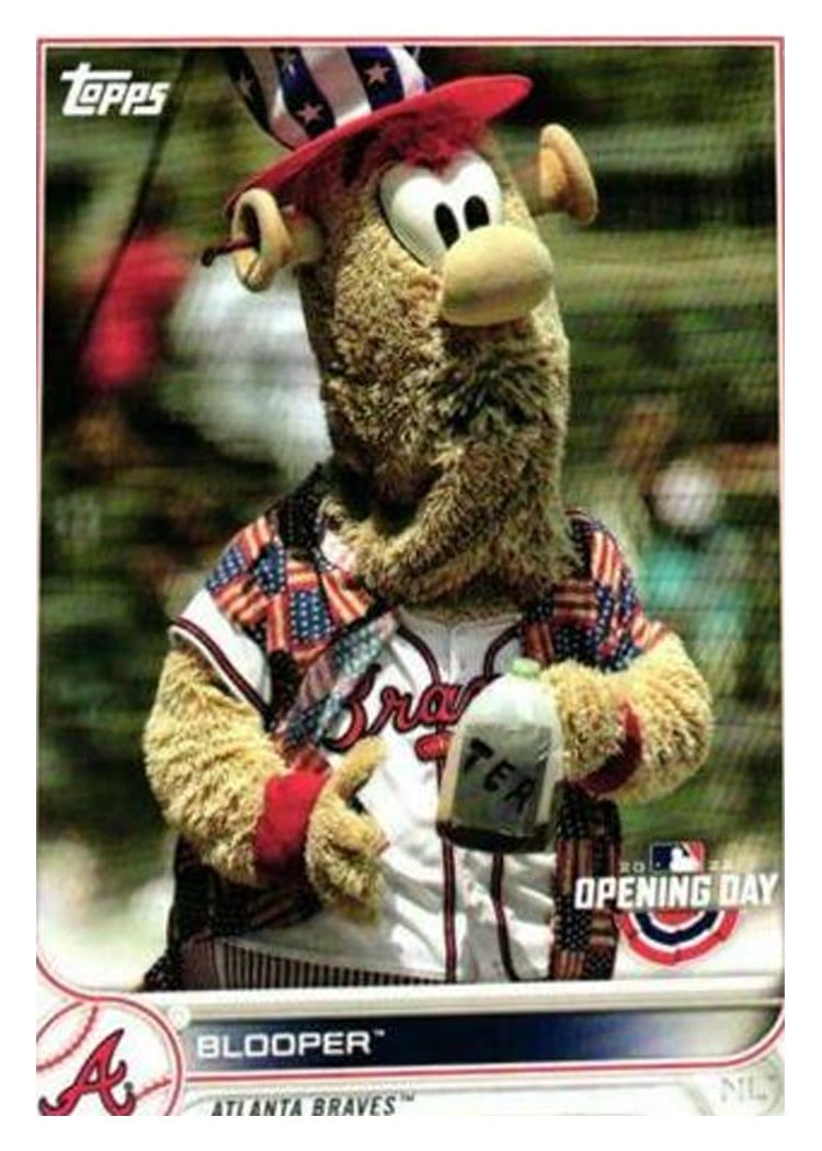 2022 Topps Opening Day Mascots Blooper #M-1 card