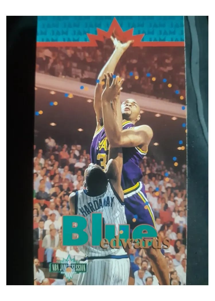 1995 Fleer Jam Session Blue Edwards #113 card