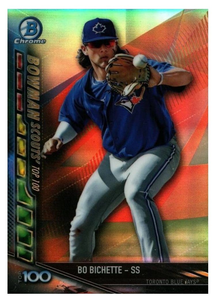 2017 Bowman Chrome Scouts Updates Bo Bichette #BSU-BB card