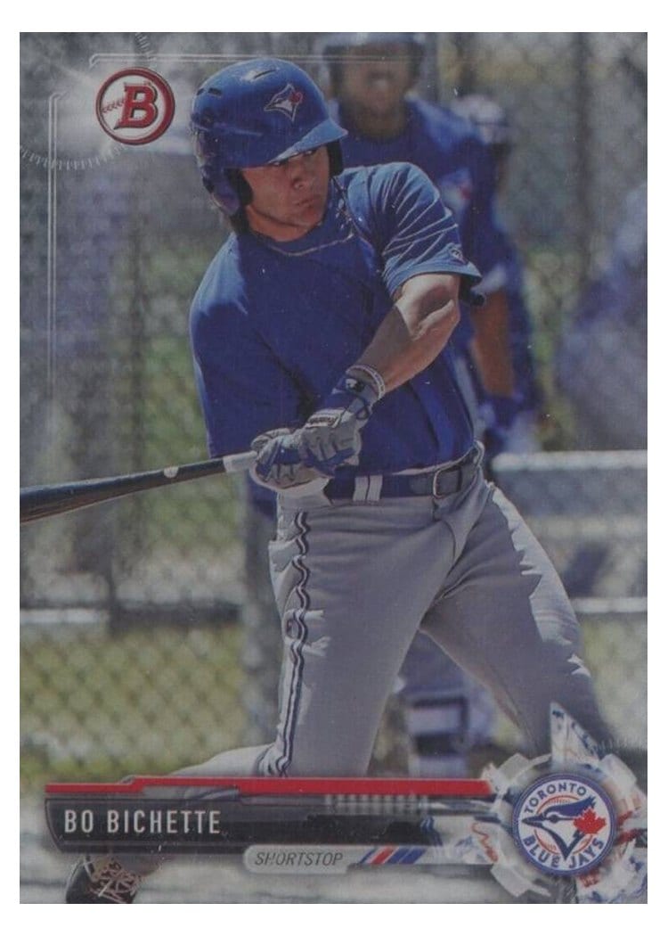2017 Bowman Draft Base Set Bo Bichette #BD-38 card