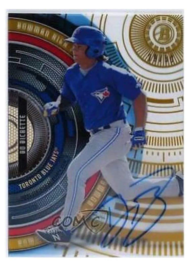 2017 Bowman High Tek Bo Bichette #BHT-BB card