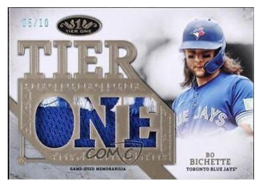 2024 Topps Tier One Die-Cut Relics Bo Bichette #T1RD-BB card