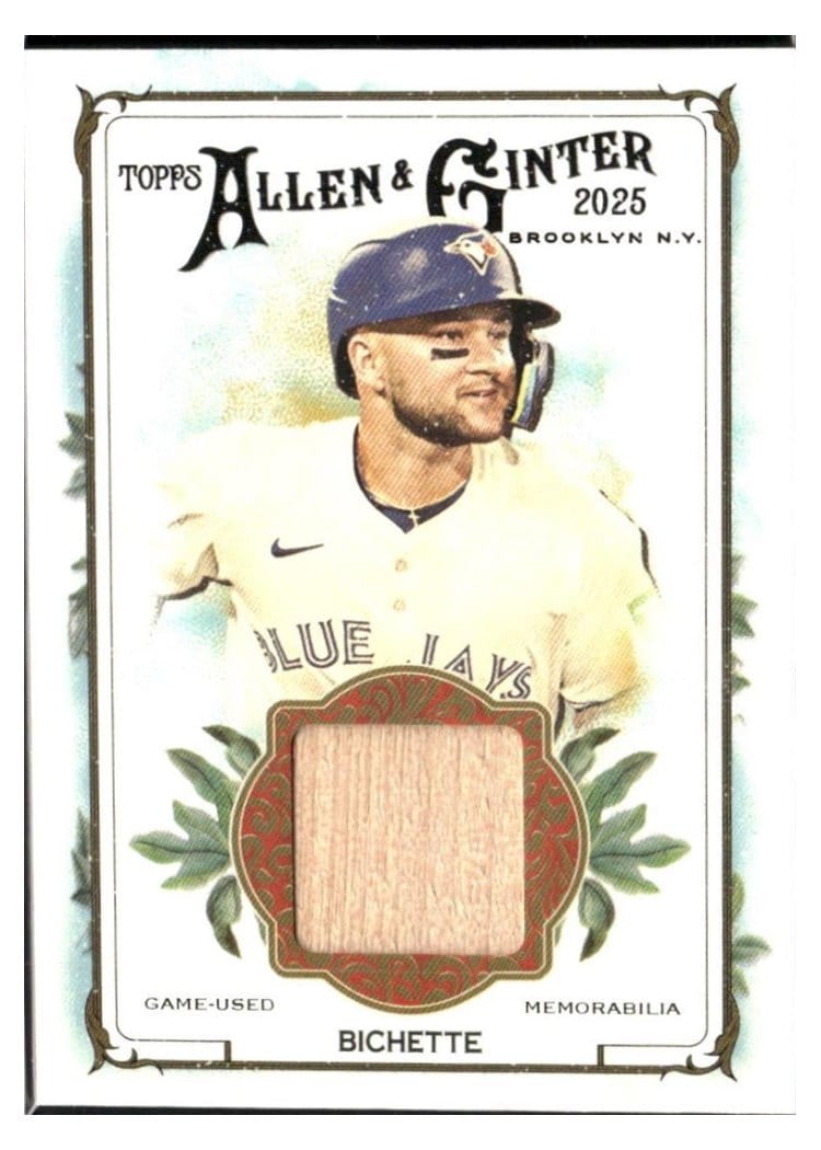 2025 Topps Allen & Ginter Allen & Ginter Relics Bo Bichette #AGR-BBI card