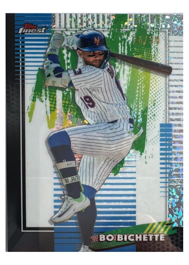 2026 Topps Finest Bo Bichette White Mini Diamond Refractor #36 card
