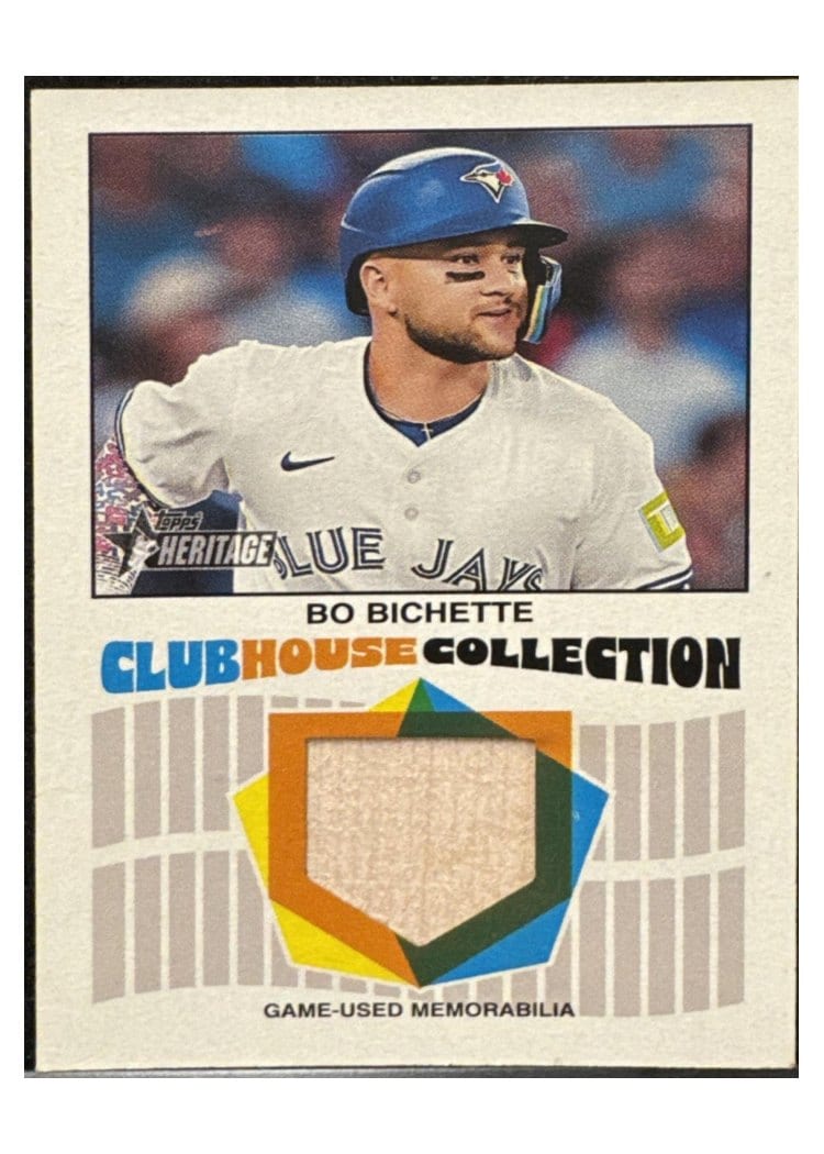 2026 Topps Heritage Clubhouse Collection Relics Bo Bichette #CCR-BB