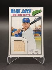 2026 Topps Heritage Real One Relics Bo Bichette #ROR-BB card
