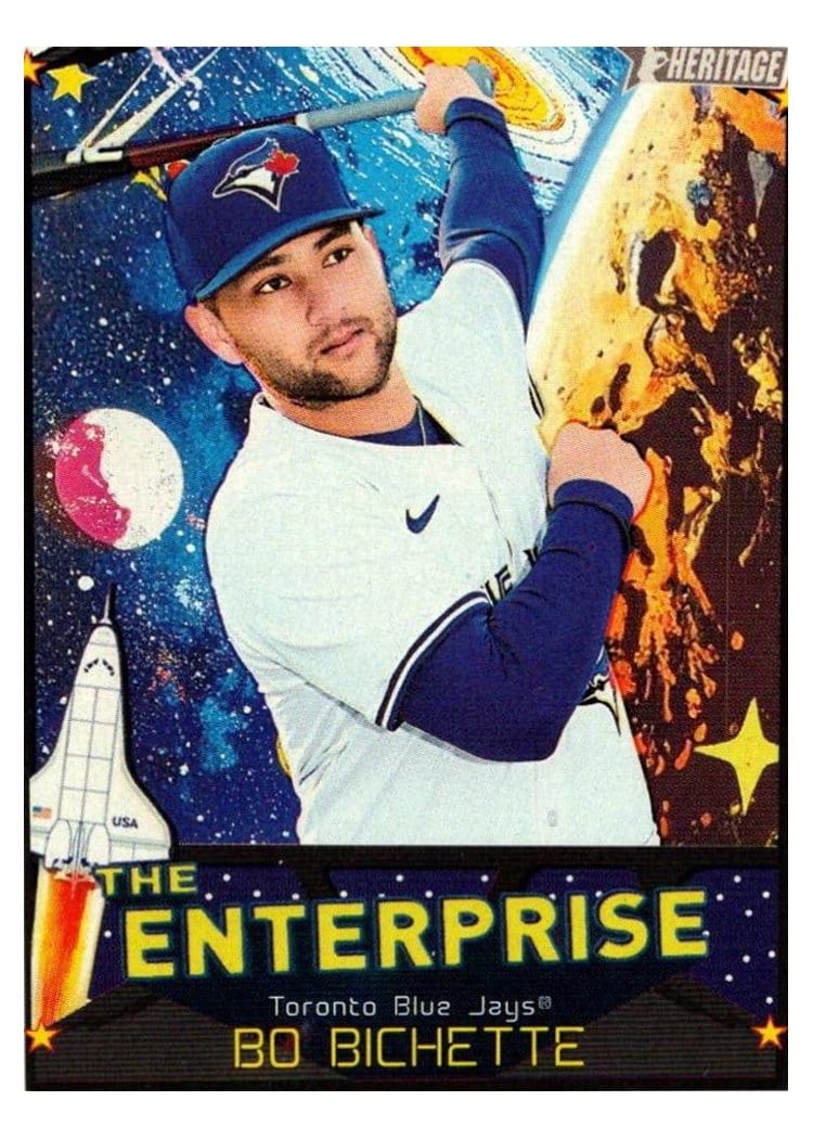 2026 Topps Heritage The Enterprise Bo Bichette #TE-BB card