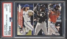 2020 Topps Bo Bichette / Luis Robert / Yordan Alvarez SSP #392 card