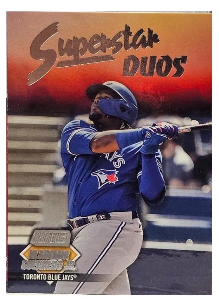 2021 Stadium Club Superstar Duos Bo Bichette / Vladimir Guerrero Jr. #SD-15 card